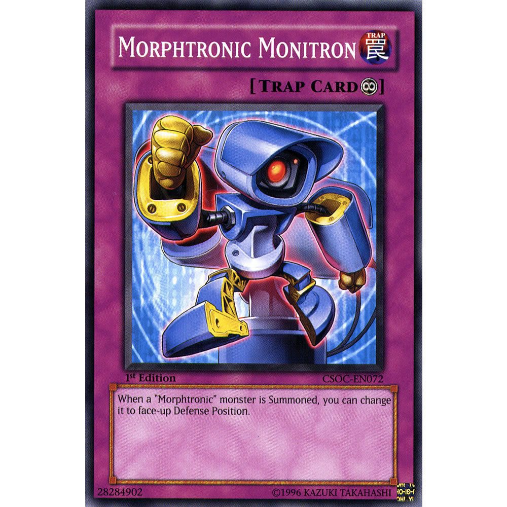 Morphtronic Monitron CSOC-EN072 Yu-Gi-Oh! Card from the Crossroads of Chaos Set