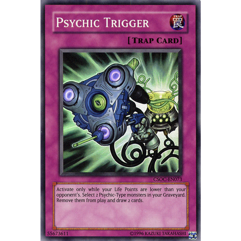 Psychic Trigger CSOC-EN073 Yu-Gi-Oh! Card from the Crossroads of Chaos Set