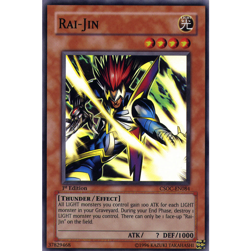 Rai-Jin CSOC-EN084 Yu-Gi-Oh! Card from the Crossroads of Chaos Set