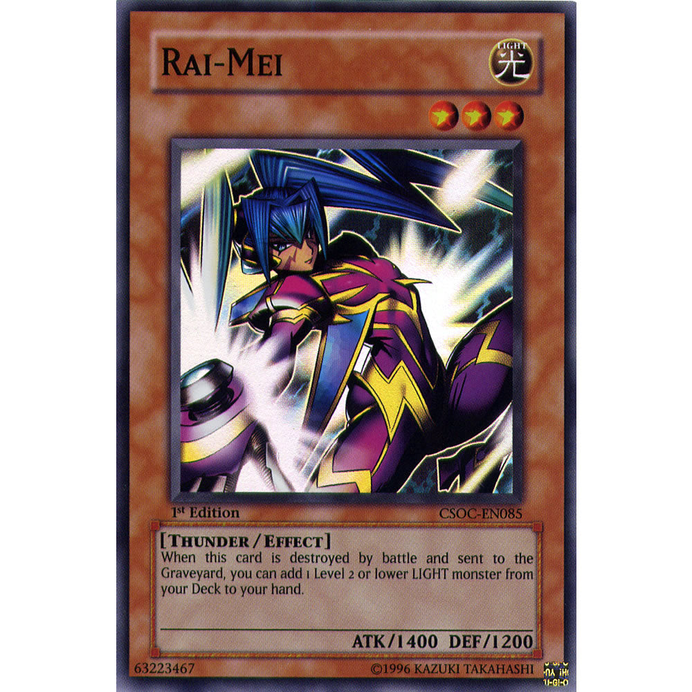 Rai-Mei CSOC-EN085 Yu-Gi-Oh! Card from the Crossroads of Chaos Set
