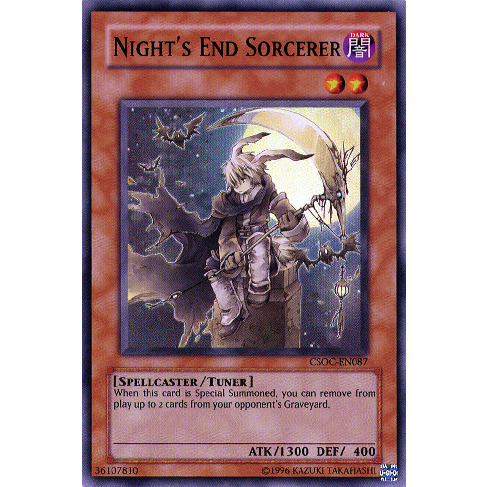 Night's End Sorcerer CSOC-EN087 Yu-Gi-Oh! Card from the Crossroads of Chaos Set