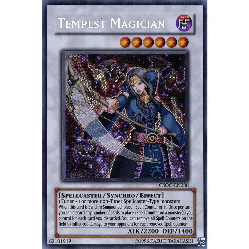Tempest Magician CSOC-EN088 Yu-Gi-Oh! Card from the Crossroads of Chaos Set