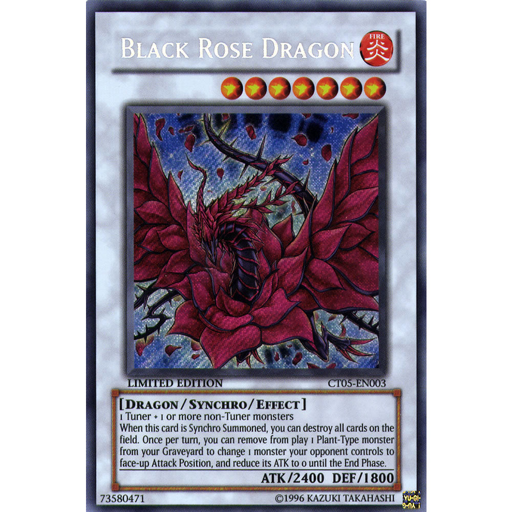 Black Rose Dragon CT05-EN003 Yu-Gi-Oh! Card from the Collector Tin 2008 Promo Set