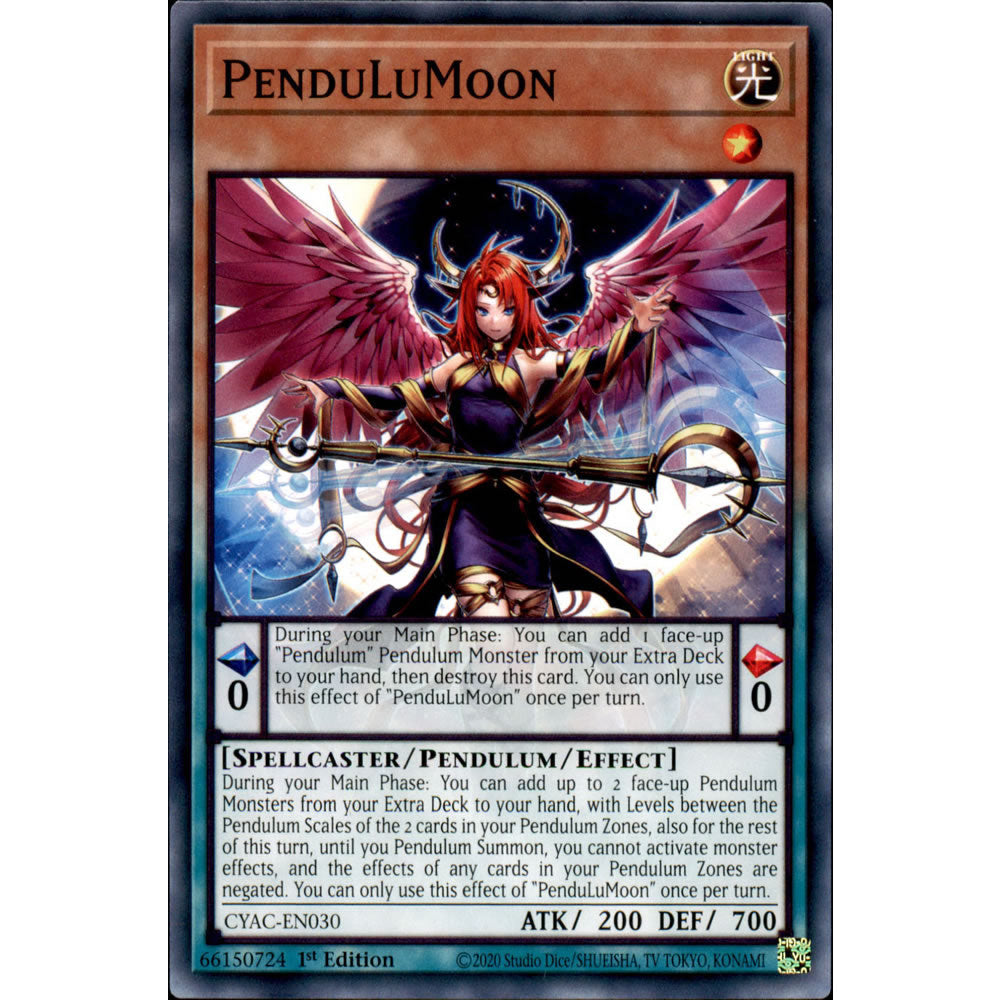 PenduLuMoon CYAC-EN030 Yu-Gi-Oh! Card from the Cyberstorm Access Set