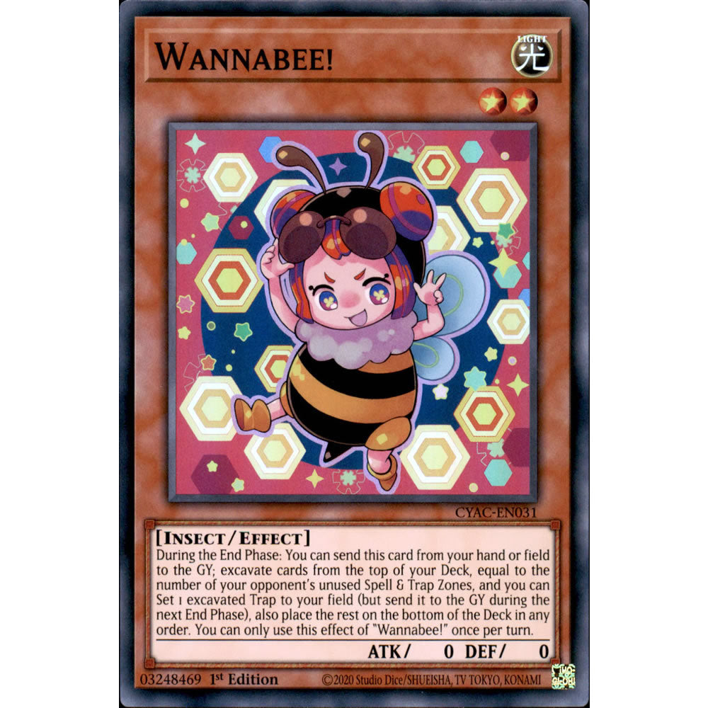 Wannabee! CYAC-EN031 Yu-Gi-Oh! Card from the Cyberstorm Access Set