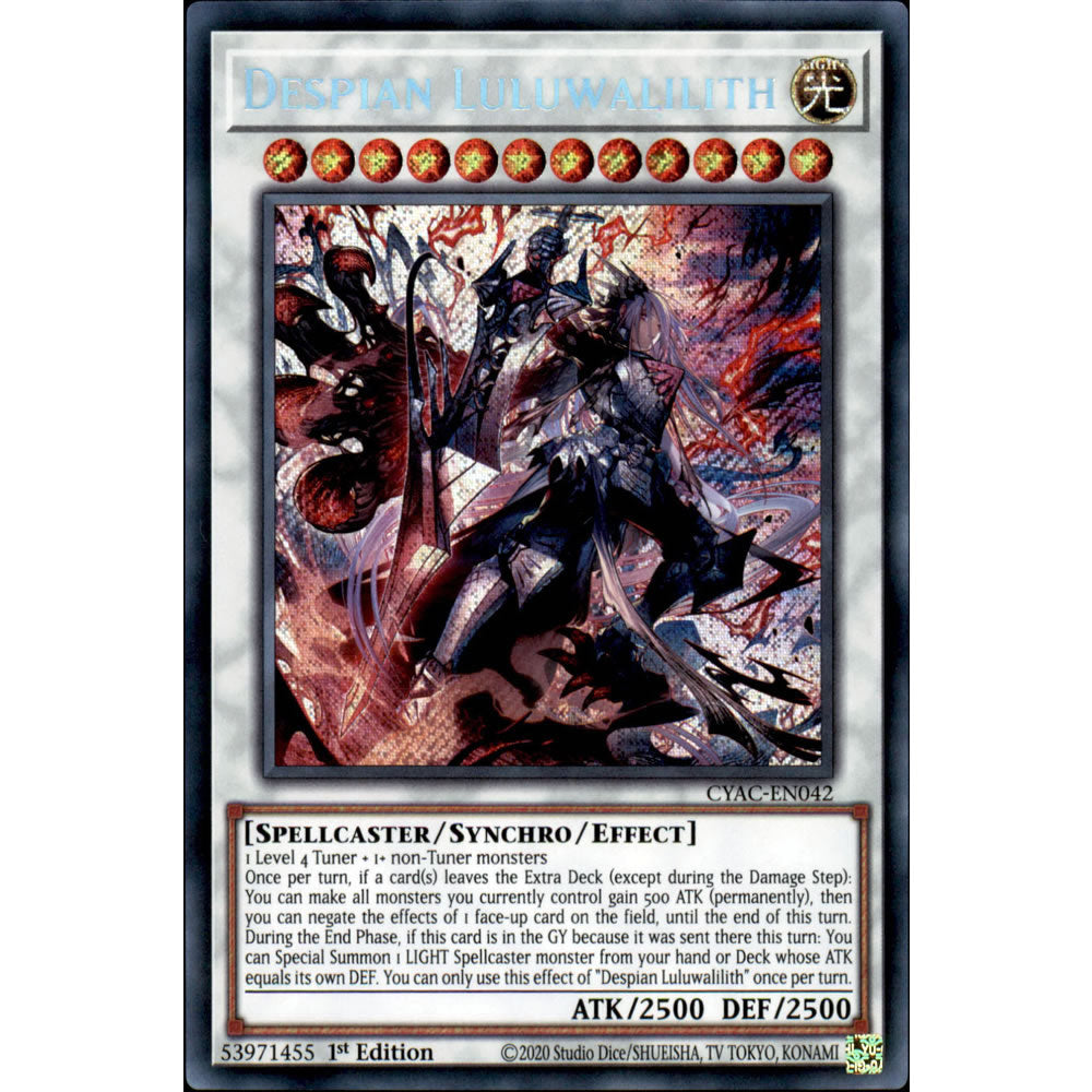 Despian Luluwalilith CYAC-EN042 Yu-Gi-Oh! Card from the Cyberstorm Access Set