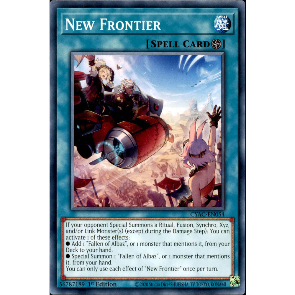 New Frontier CYAC-EN054 Yu-Gi-Oh! Card from the Cyberstorm Access Set