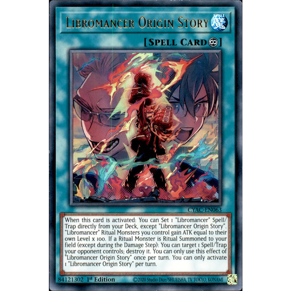 Libromancer Origin Story CYAC-EN063 Yu-Gi-Oh! Card from the Cyberstorm Access Set