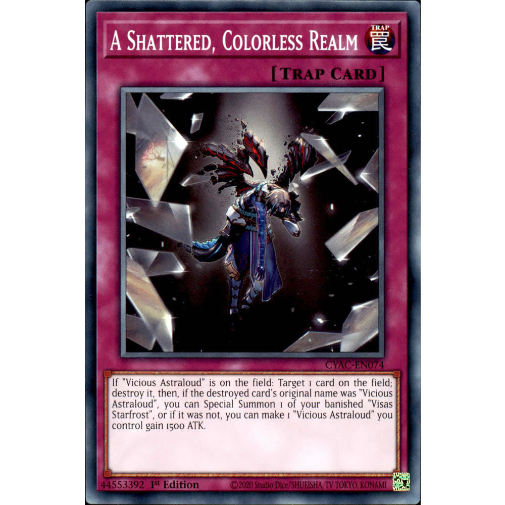 A Shattered, Colorless Realm CYAC-EN074 Yu-Gi-Oh! Card from the Cyberstorm Access Set