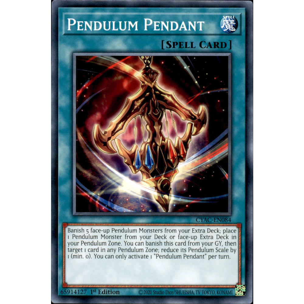 Pendulum Pendant CYAC-EN084 Yu-Gi-Oh! Card from the Cyberstorm Access Set