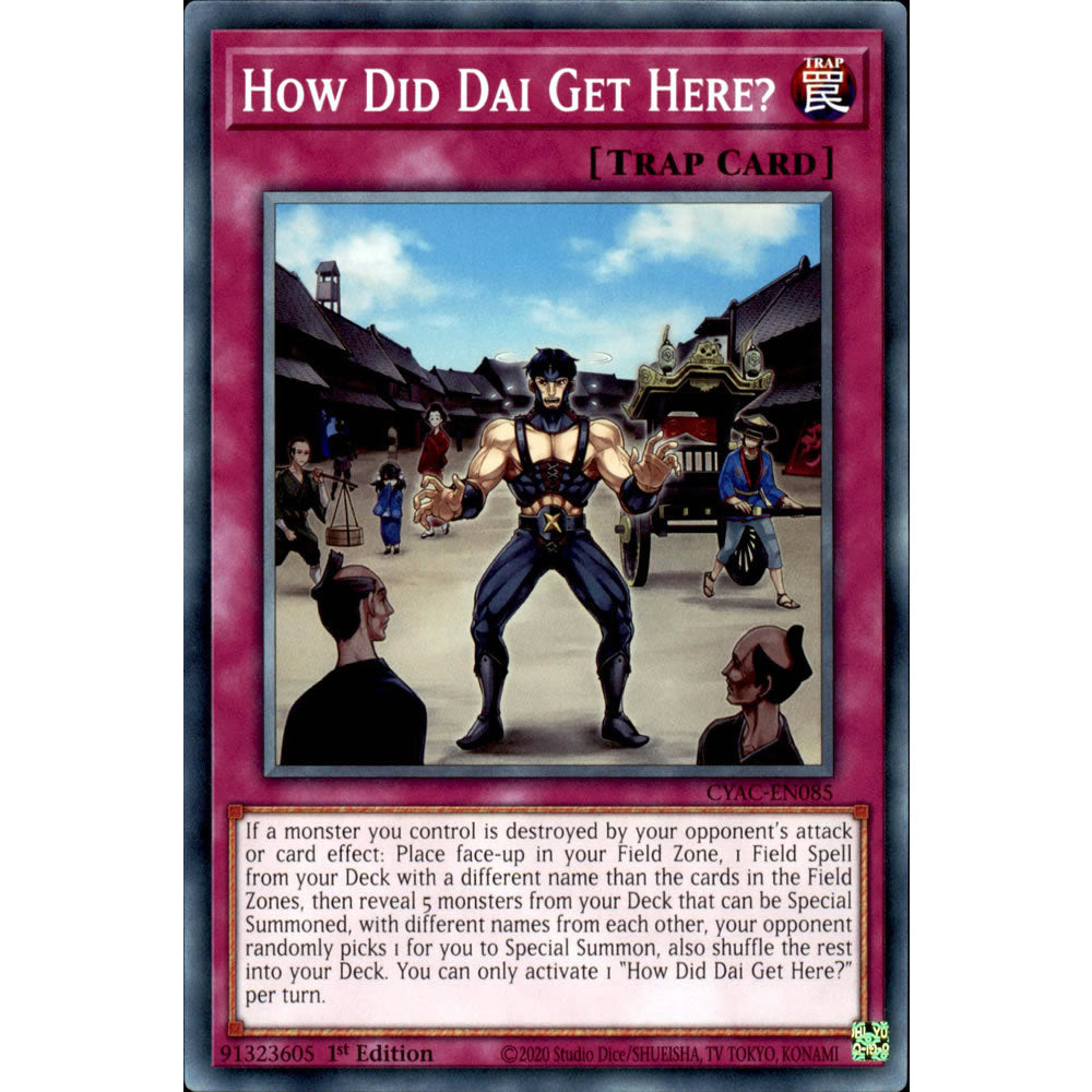 How Did Dai Get Here? CYAC-EN085 Yu-Gi-Oh! Card from the Cyberstorm Access Set