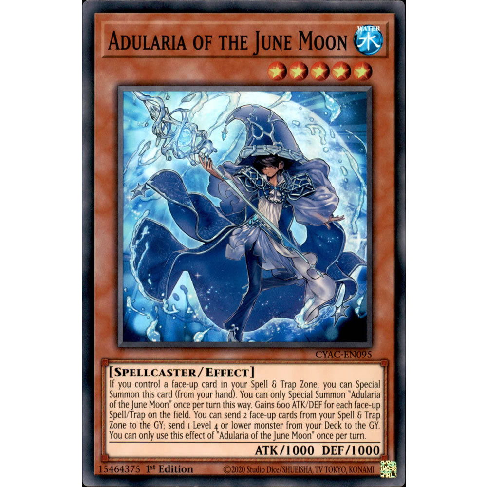 Adularia of the June Moon CYAC-EN095 Yu-Gi-Oh! Card from the Cyberstorm Access Set