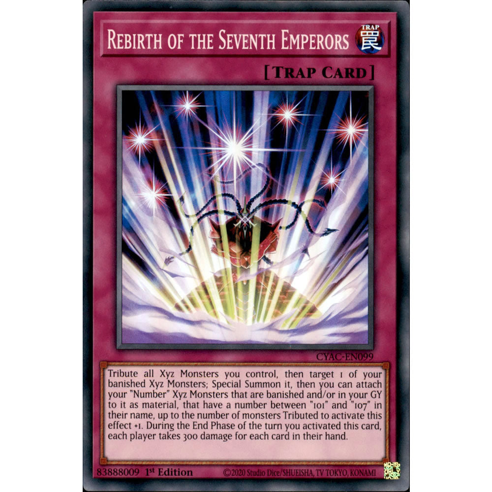 Rebirth of the Seventh Emperors CYAC-EN099 Yu-Gi-Oh! Card from the Cyberstorm Access Set