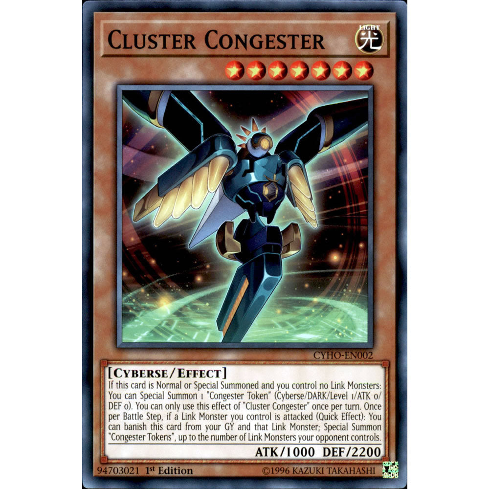 Cluster Congester CYHO-EN002 Yu-Gi-Oh! Card from the Cybernetic Horizon Set