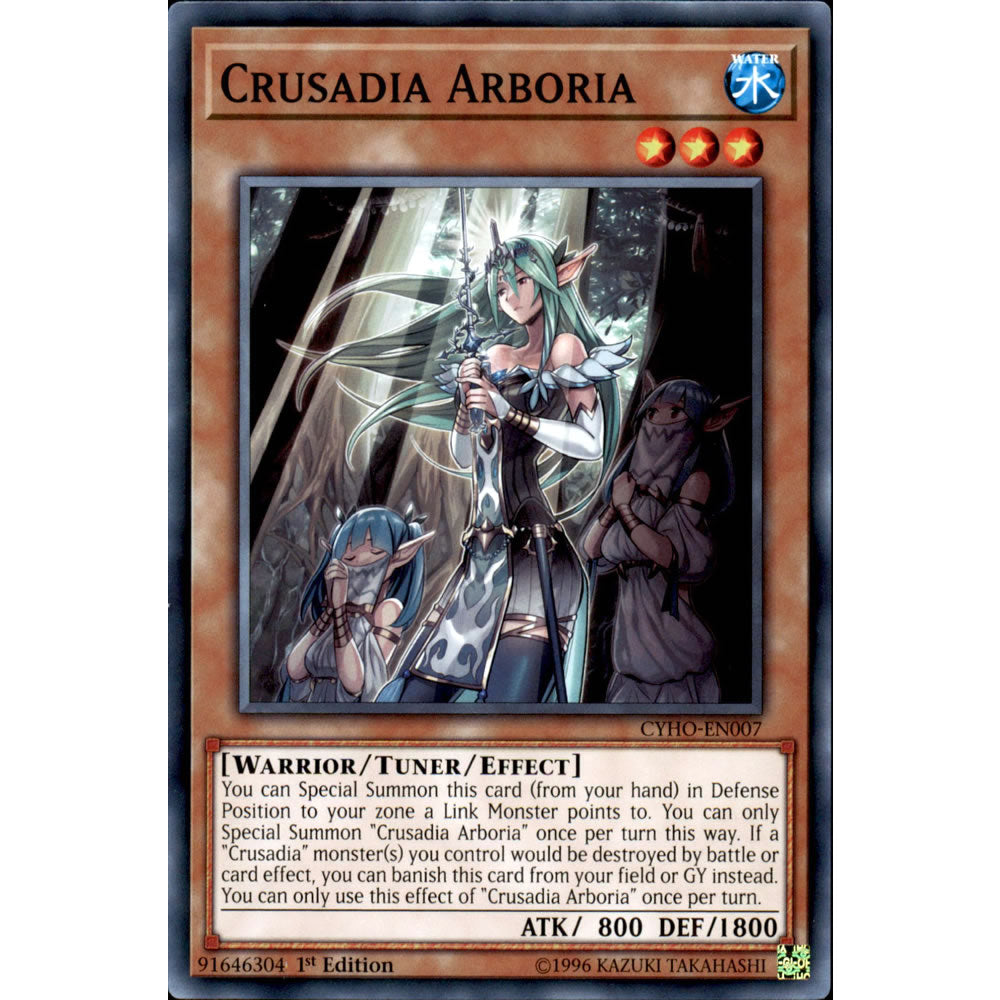 Crusadia Arboria CYHO-EN007 Yu-Gi-Oh! Card from the Cybernetic Horizon Set
