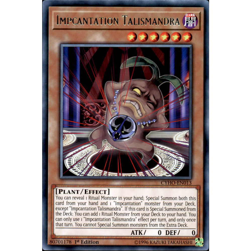 Impcantation Talismandra CYHO-EN013 Yu-Gi-Oh! Card from the Cybernetic Horizon Set