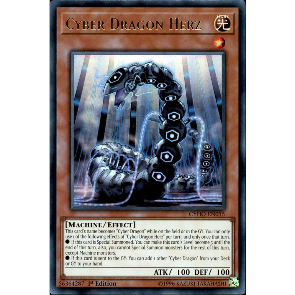 Cyber Dragon Herz CYHO-EN015 Yu-Gi-Oh! Card from the Cybernetic Horizon Set