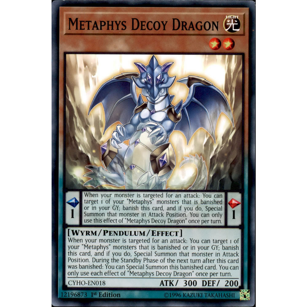Metaphys Decoy Dragon CYHO-EN018 Yu-Gi-Oh! Card from the Cybernetic Horizon Set