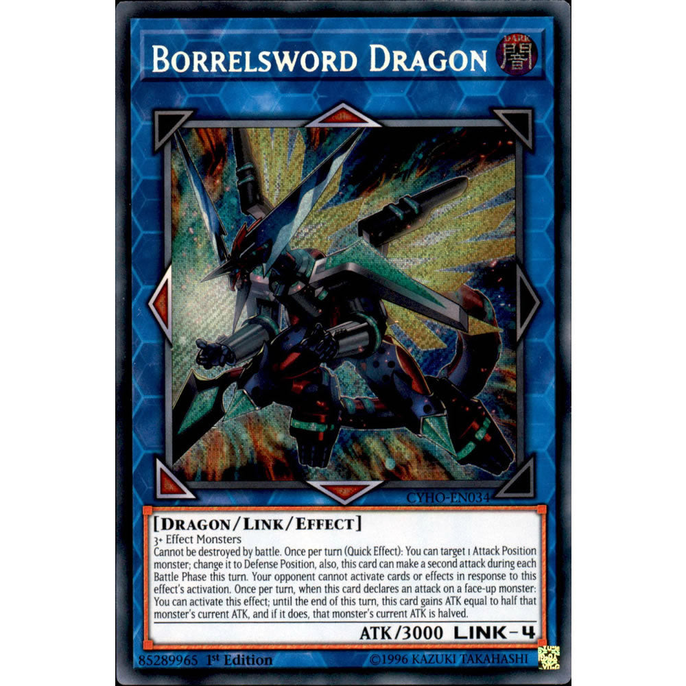 Borrelsword Dragon CYHO-EN034 Yu-Gi-Oh! Card from the Cybernetic Horizon Set