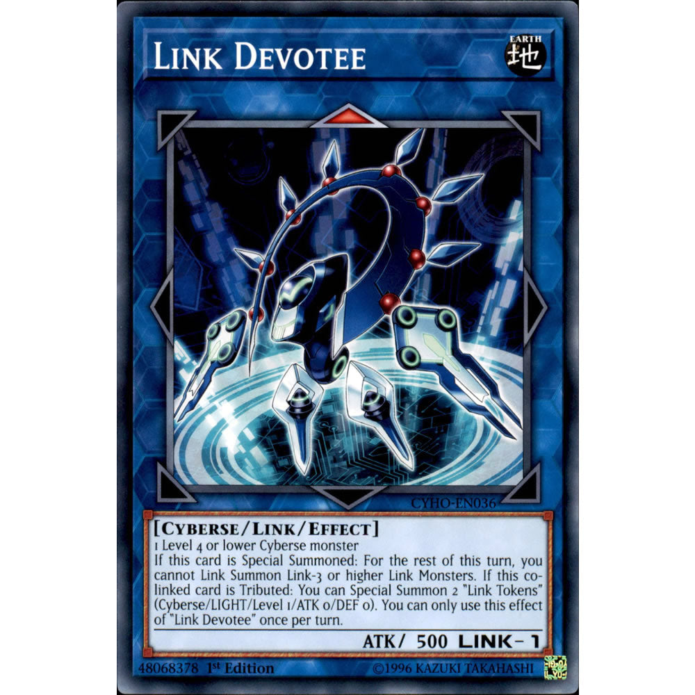 Link Devotee CYHO-EN036 Yu-Gi-Oh! Card from the Cybernetic Horizon Set