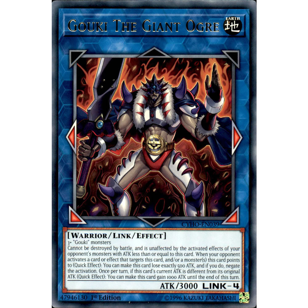 Gouki The Giant Ogre CYHO-EN039 Yu-Gi-Oh! Card from the Cybernetic Horizon Set