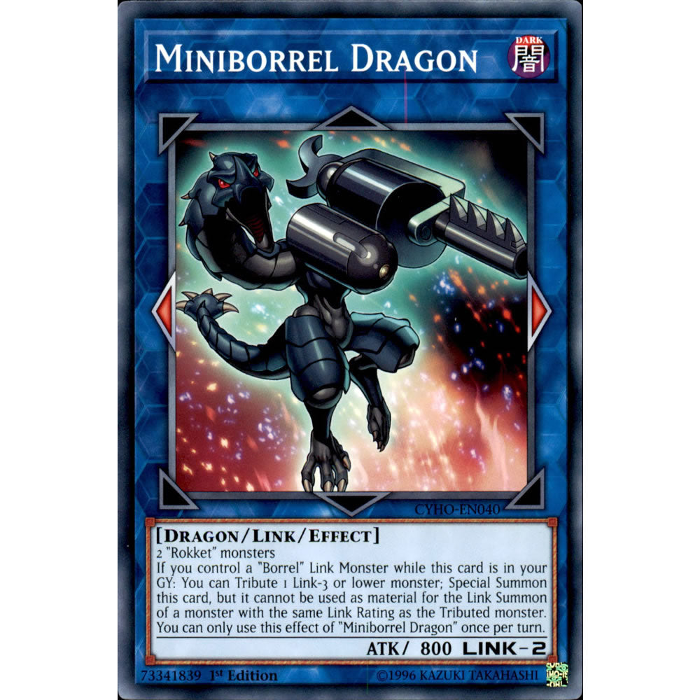 Miniborrel Dragon CYHO-EN040 Yu-Gi-Oh! Card from the Cybernetic Horizon Set