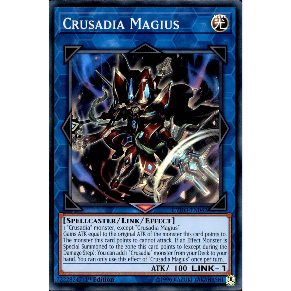 Crusadia Magius CYHO-EN042 Yu-Gi-Oh! Card from the Cybernetic Horizon Set