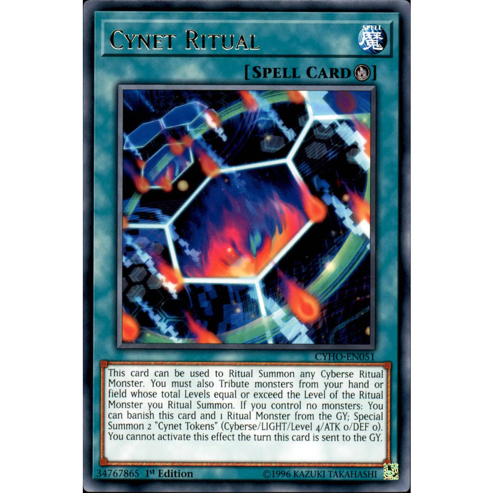 Cynet Ritual CYHO-EN051 Yu-Gi-Oh! Card from the Cybernetic Horizon Set