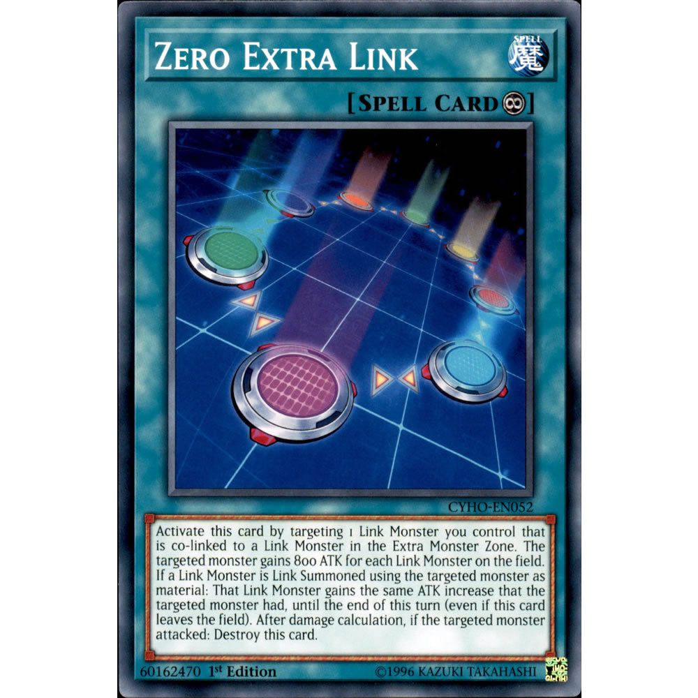 Zero Extra Link CYHO-EN052 Yu-Gi-Oh! Card from the Cybernetic Horizon Set