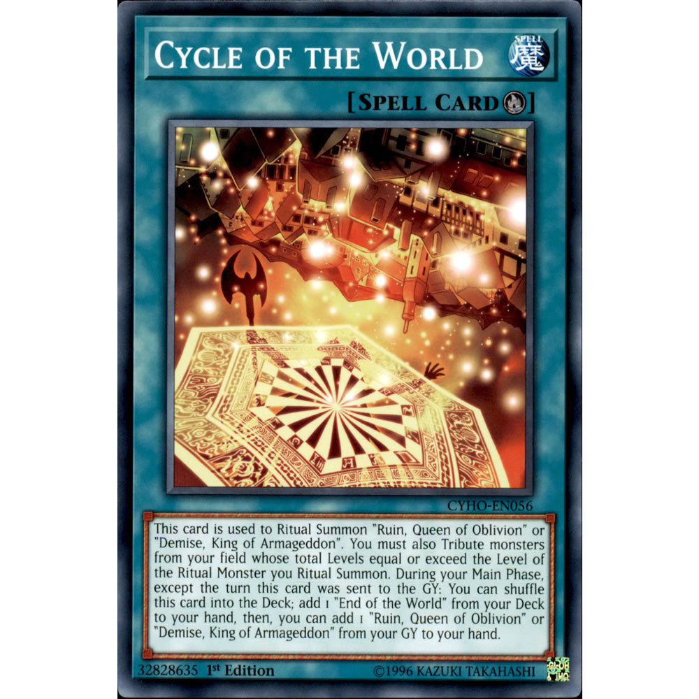 Cycle of the World CYHO-EN056 Yu-Gi-Oh! Card from the Cybernetic Horizon Set