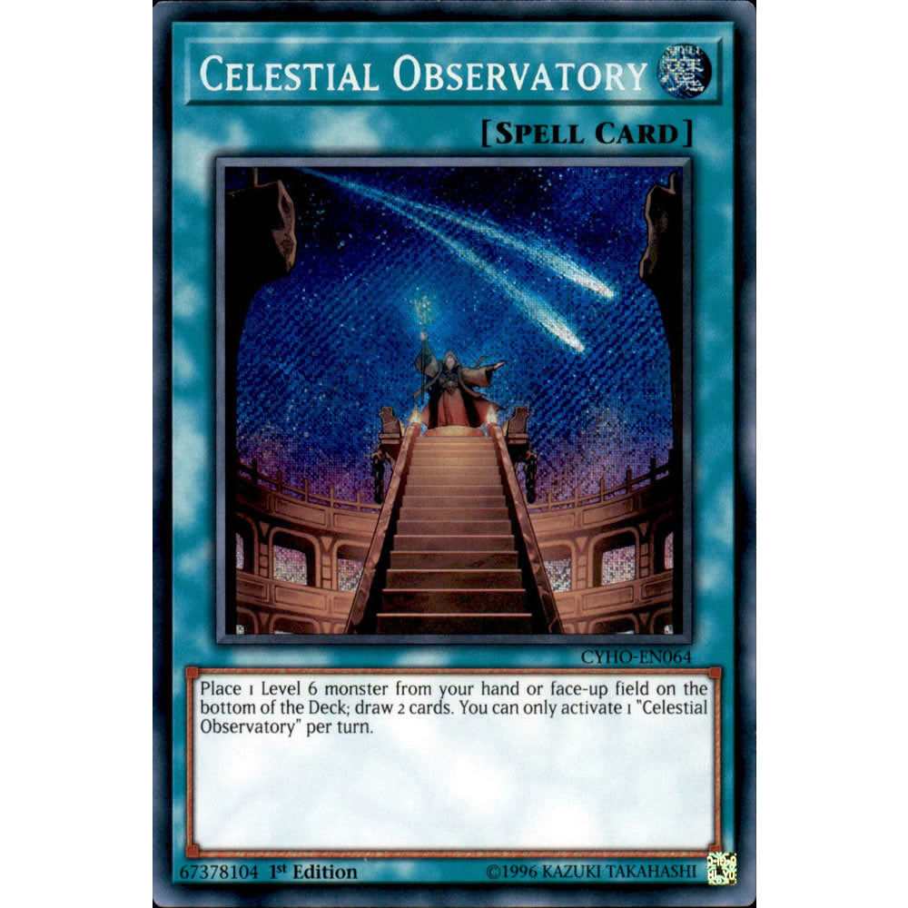 Celestial Observatory CYHO-EN064 Yu-Gi-Oh! Card from the Cybernetic Horizon Set