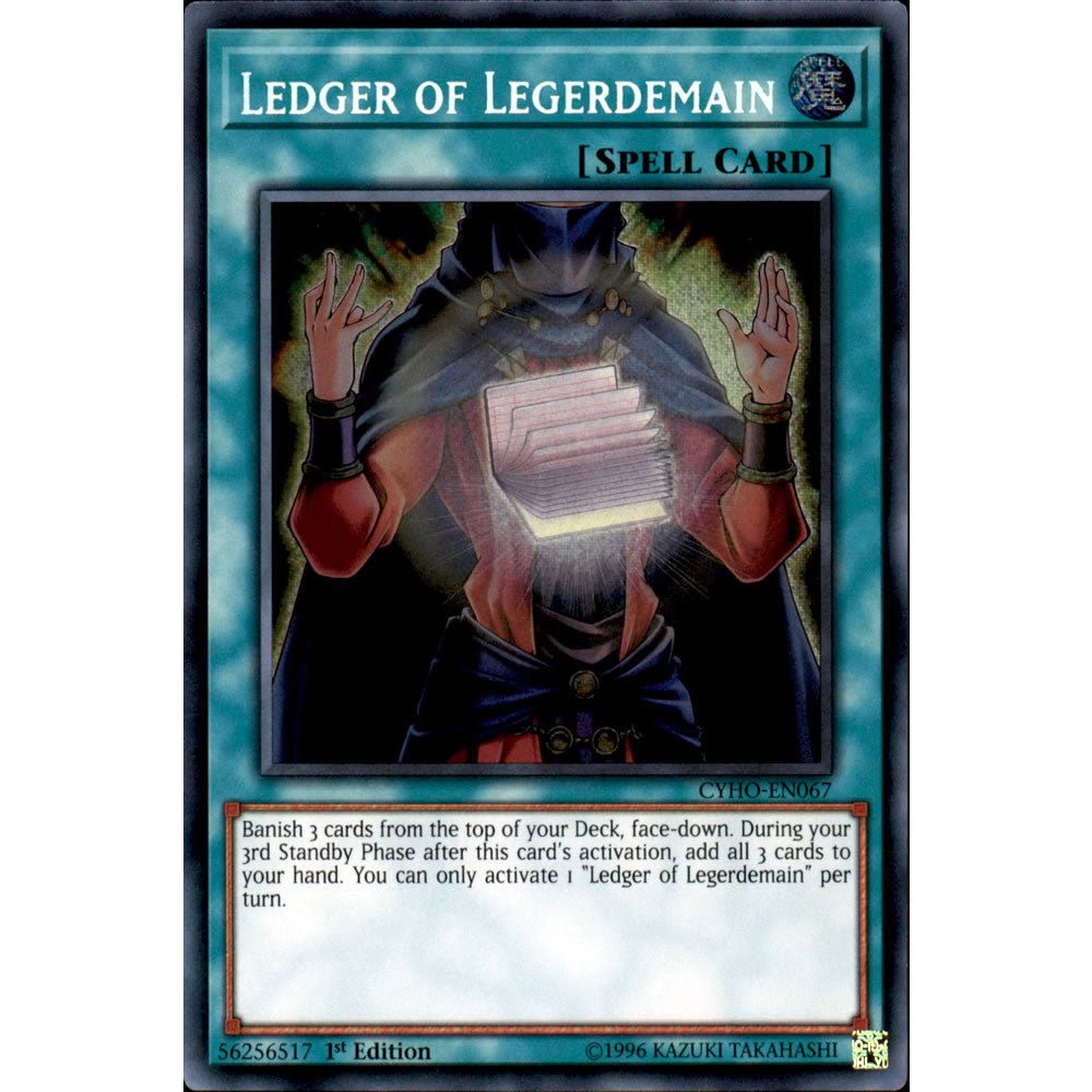 Ledger of Legerdemain CYHO-EN067 Yu-Gi-Oh! Card from the Cybernetic Horizon Set