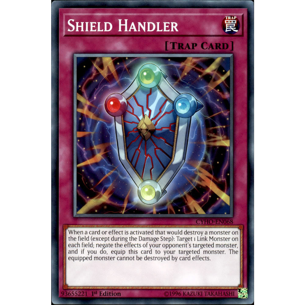 Shield Handler CYHO-EN068 Yu-Gi-Oh! Card from the Cybernetic Horizon Set
