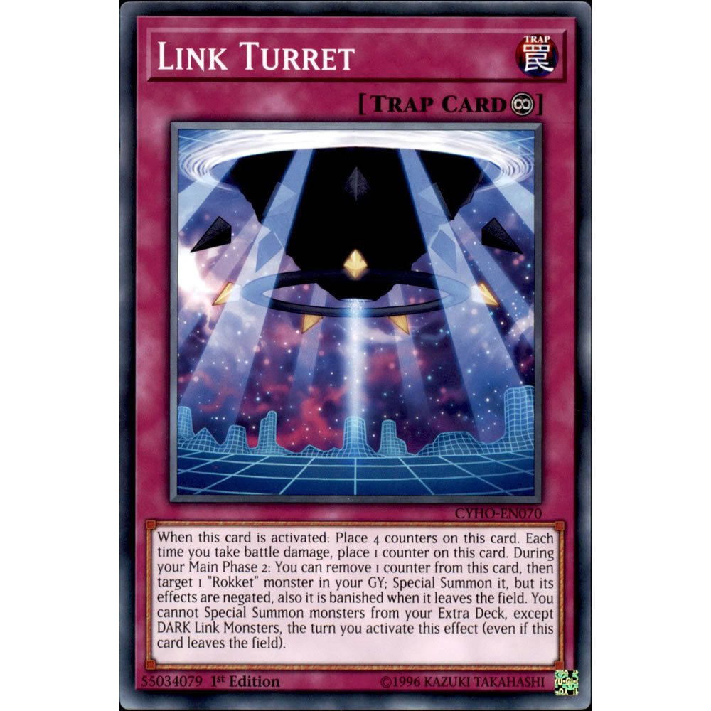 Link Turret CYHO-EN070 Yu-Gi-Oh! Card from the Cybernetic Horizon Set