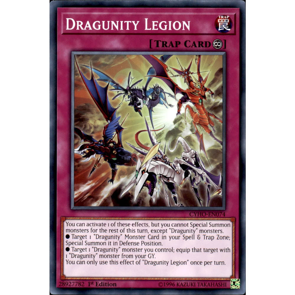 Dragunity Legion CYHO-EN074 Yu-Gi-Oh! Card from the Cybernetic Horizon Set