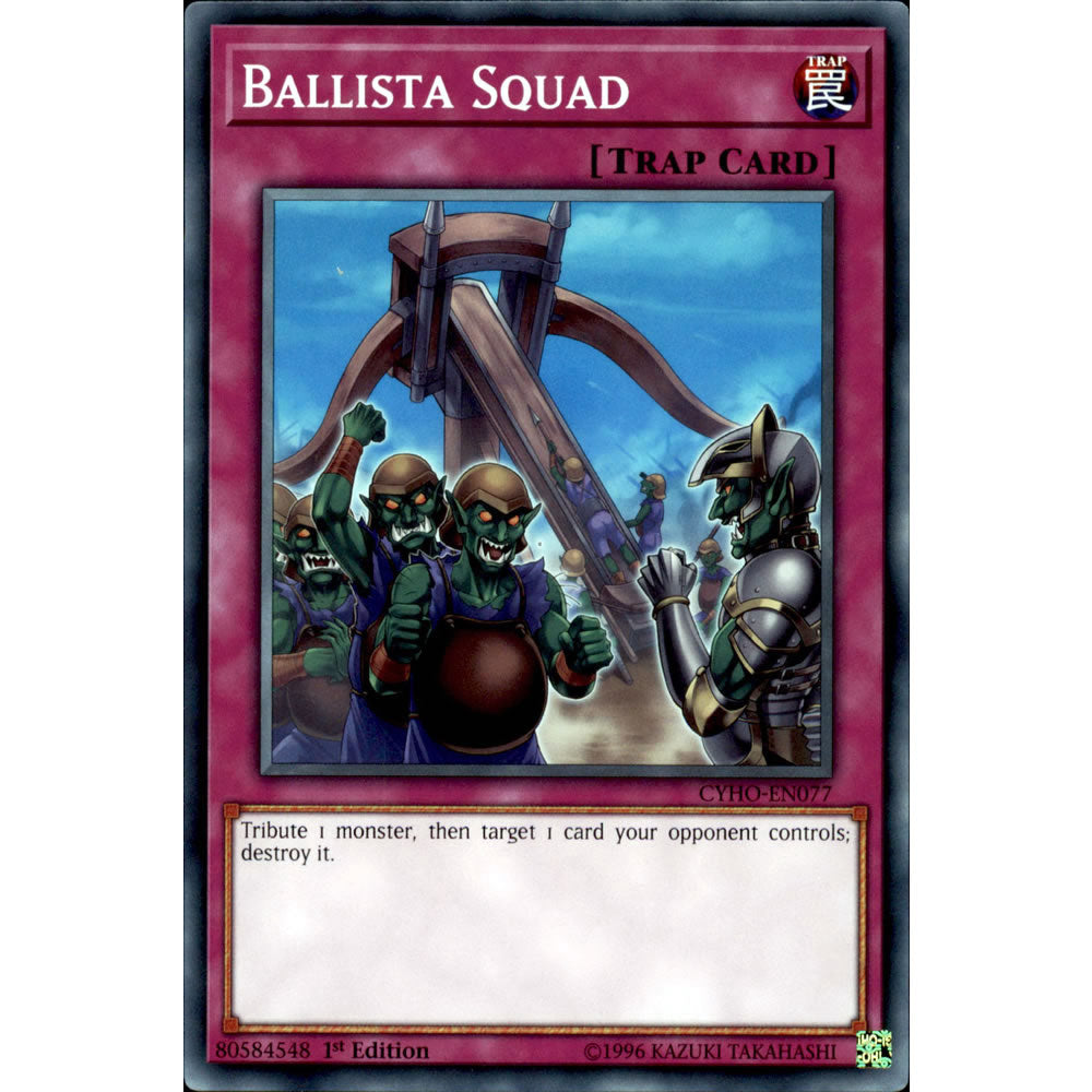 Ballista Squad CYHO-EN077 Yu-Gi-Oh! Card from the Cybernetic Horizon Set