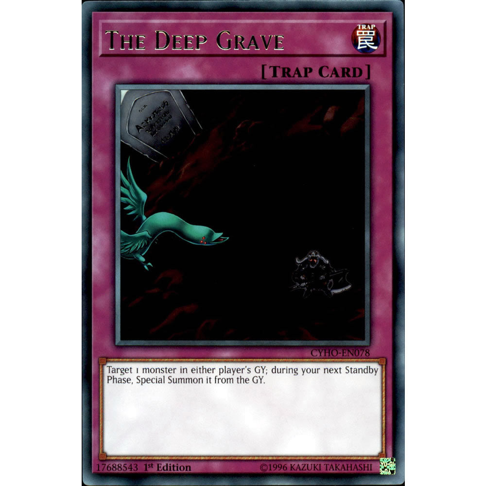 The Deep Grave CYHO-EN078 Yu-Gi-Oh! Card from the Cybernetic Horizon Set