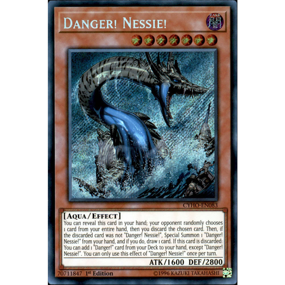 Danger! Nessie! CYHO-EN083 Yu-Gi-Oh! Card from the Cybernetic Horizon Set