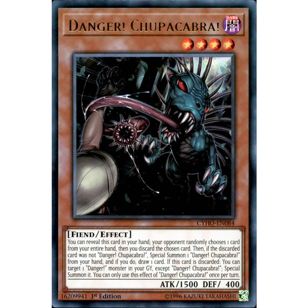 Danger! Chupacabra! CYHO-EN084 Yu-Gi-Oh! Card from the Cybernetic Horizon Set