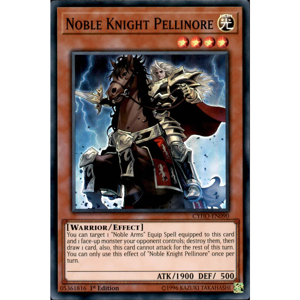 Noble Knight Pellinore CYHO-EN090 Yu-Gi-Oh! Card from the Cybernetic Horizon Set