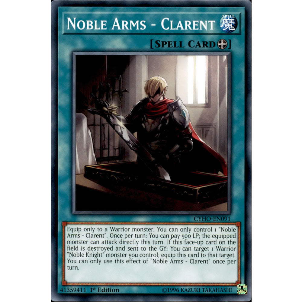 Noble Arms - Clarent CYHO-EN091 Yu-Gi-Oh! Card from the Cybernetic Horizon Set