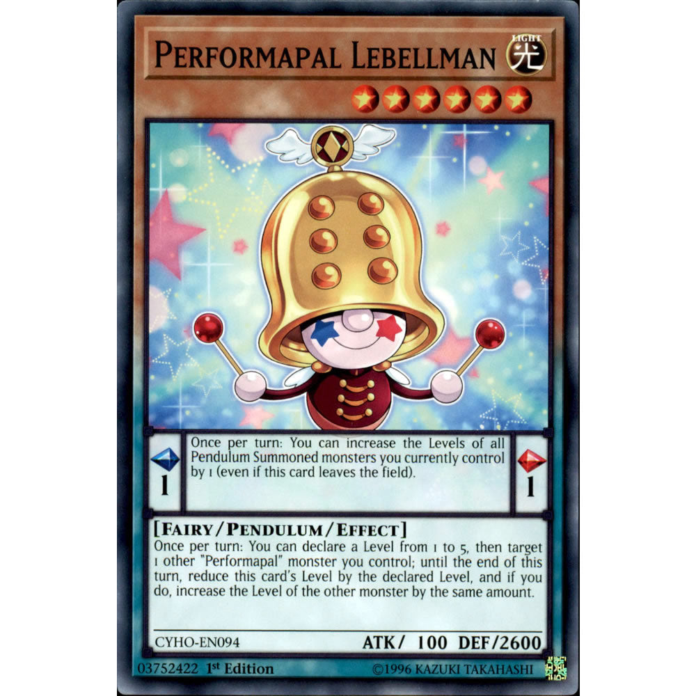 Performapal Lebellman CYHO-EN094 Yu-Gi-Oh! Card from the Cybernetic Horizon Set
