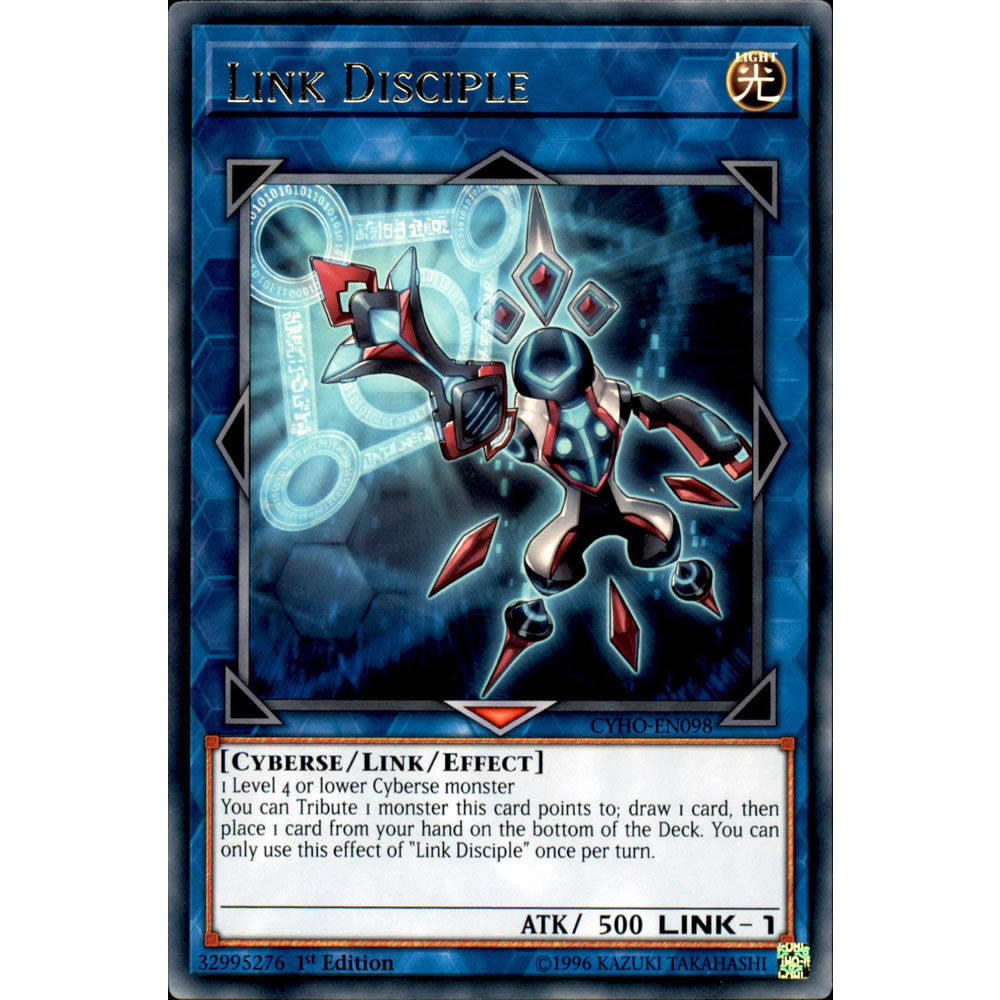 Link Disciple CYHO-EN098 Yu-Gi-Oh! Card from the Cybernetic Horizon Set