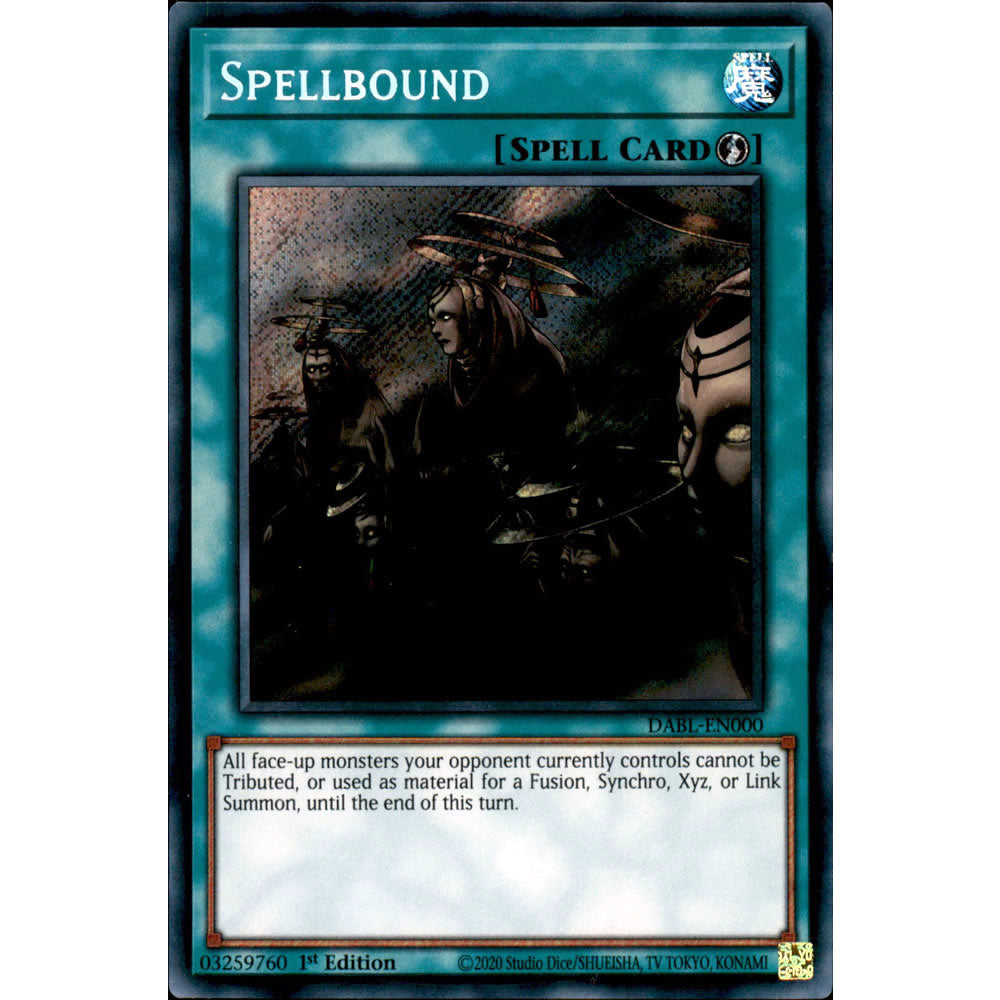 Spellbound DABL-EN000 Yu-Gi-Oh! Card from the Darkwing Blast Set