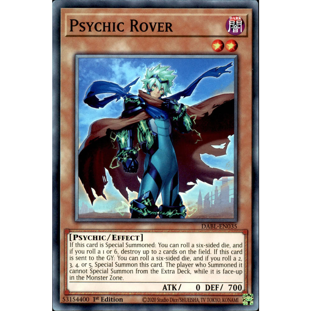 Psychic Rover DABL-EN035 Yu-Gi-Oh! Card from the Darkwing Blast Set
