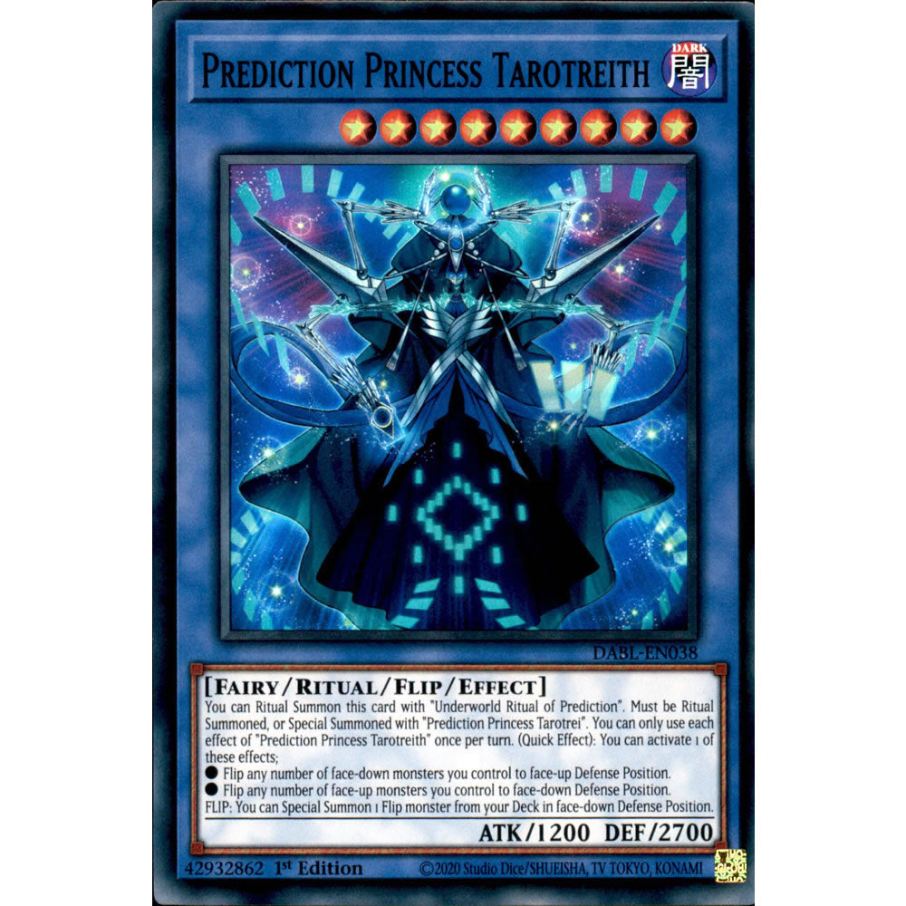 Prediction Princess Tarotreith DABL-EN038 Yu-Gi-Oh! Card from the Darkwing Blast Set