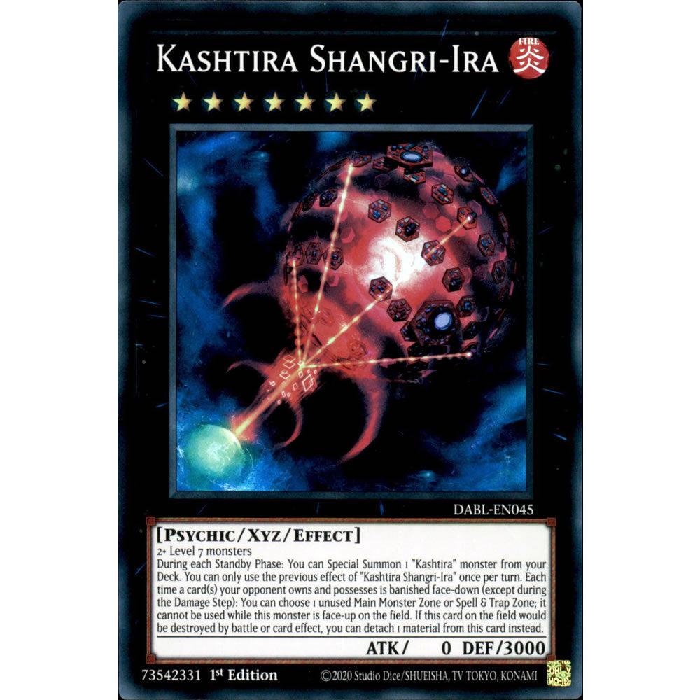 Kashtira Shangri-Ira DABL-EN045 Yu-Gi-Oh! Card from the Darkwing Blast Set