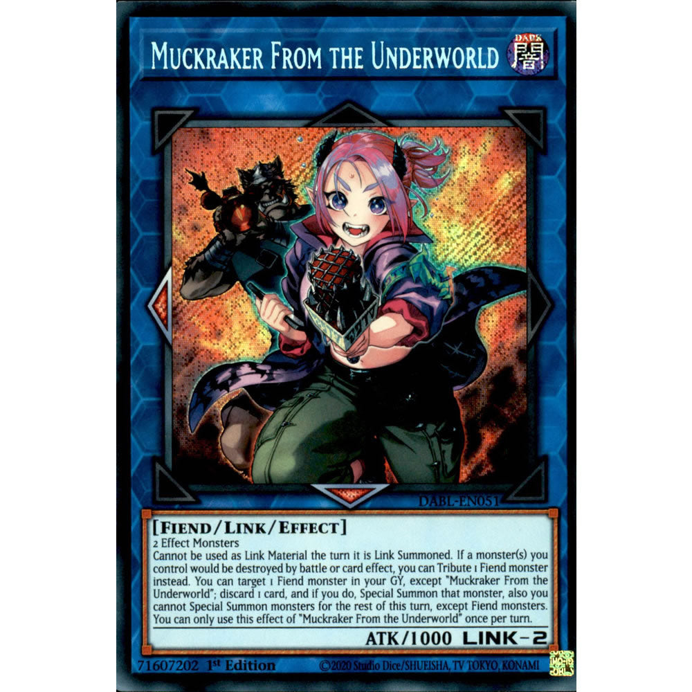 Muckraker From the Underworld DABL-EN051 Yu-Gi-Oh! Card from the Darkwing Blast Set