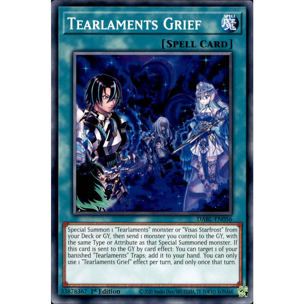 Tearlaments Grief DABL-EN056 Yu-Gi-Oh! Card from the Darkwing Blast Set