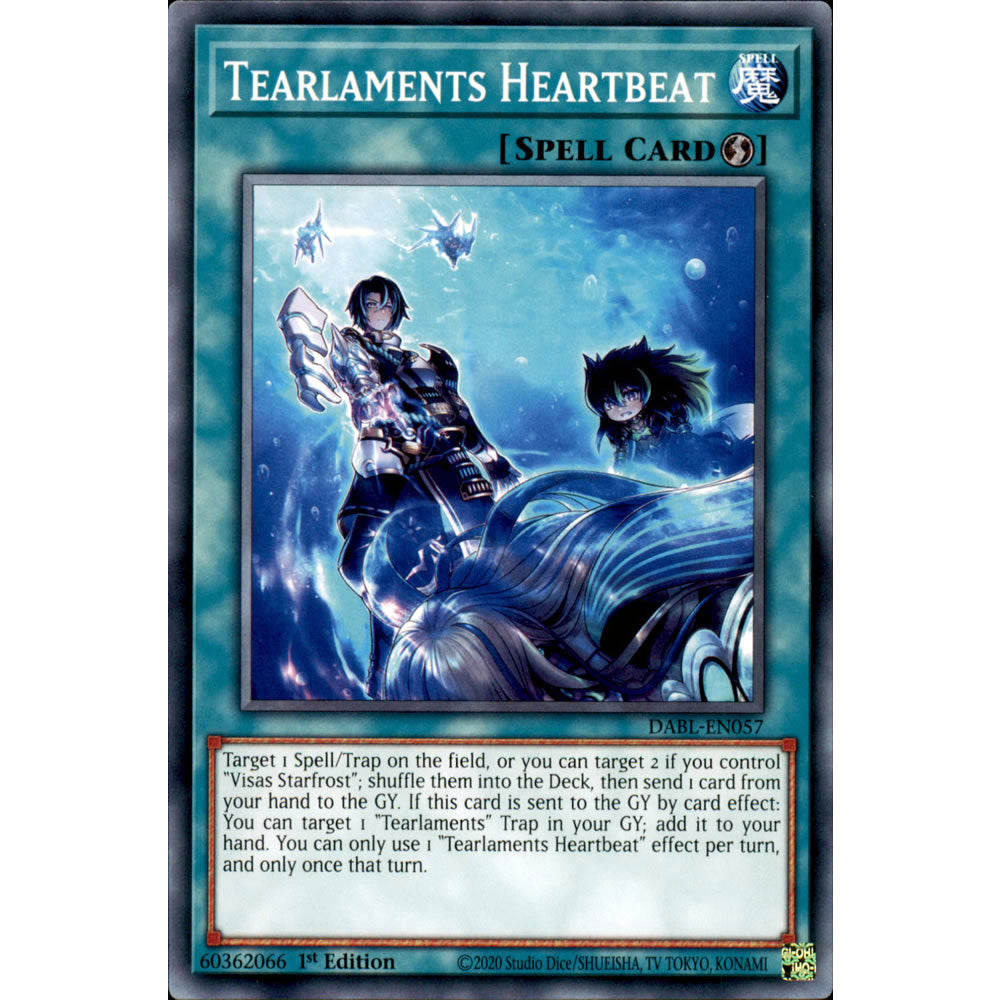 Tearlaments Heartbeat DABL-EN057 Yu-Gi-Oh! Card from the Darkwing Blast Set